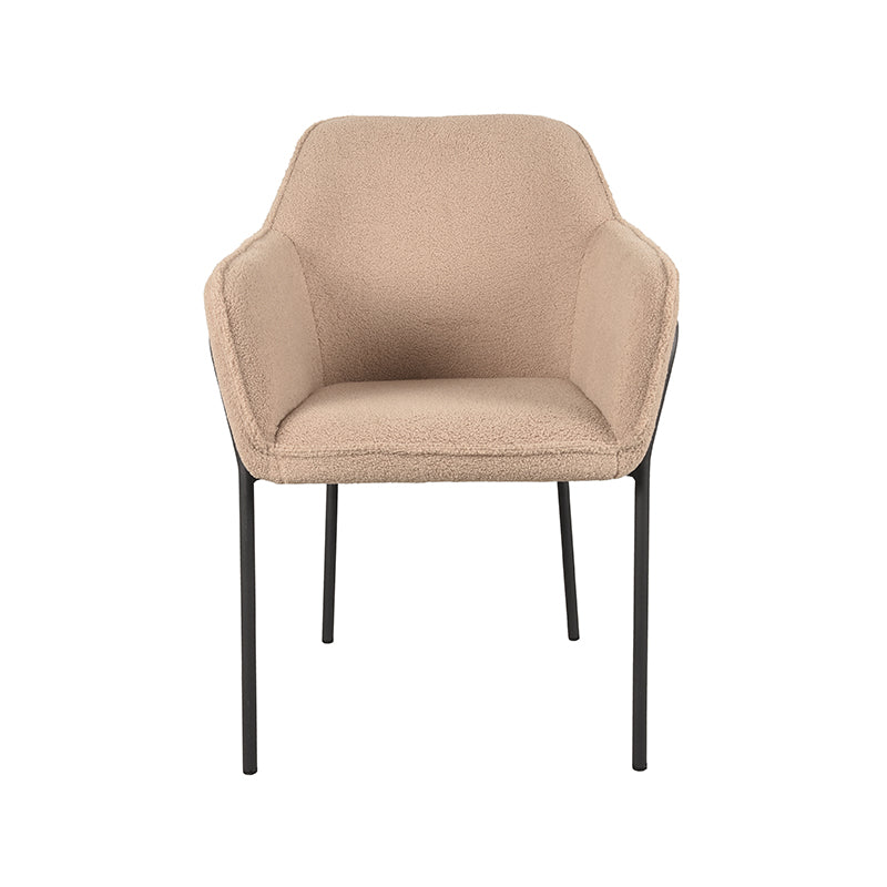 LABEL51 Eetkamerstoel Dexter - Beige - Teddy