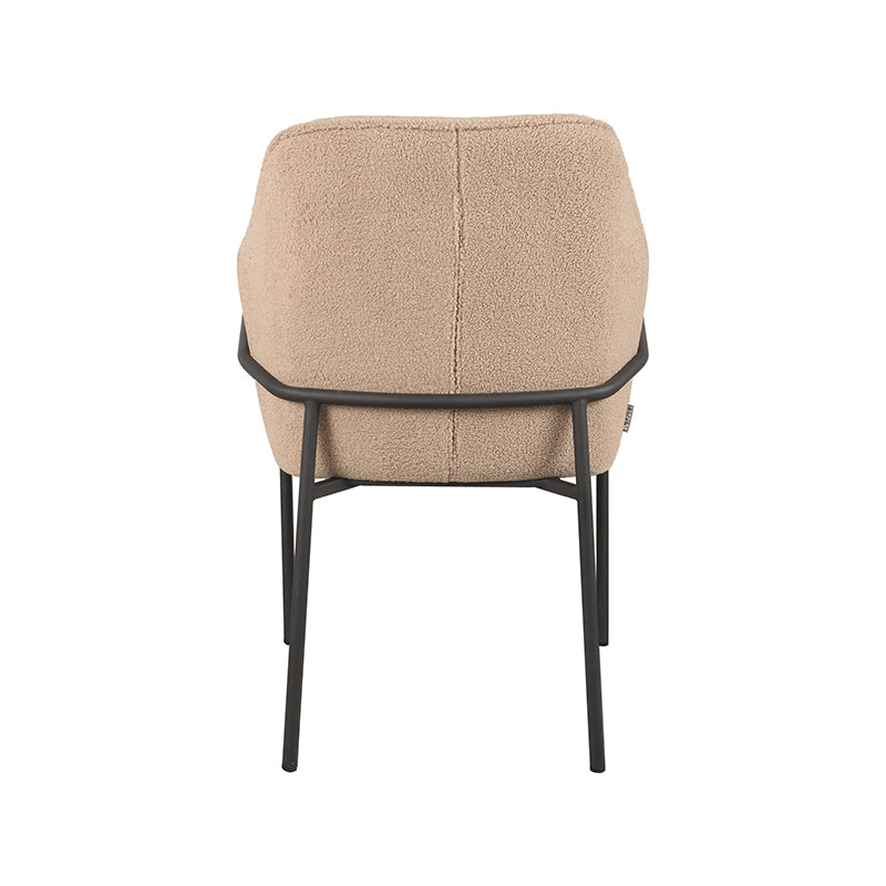 LABEL51 Eetkamerstoel Dexter - Beige - Teddy