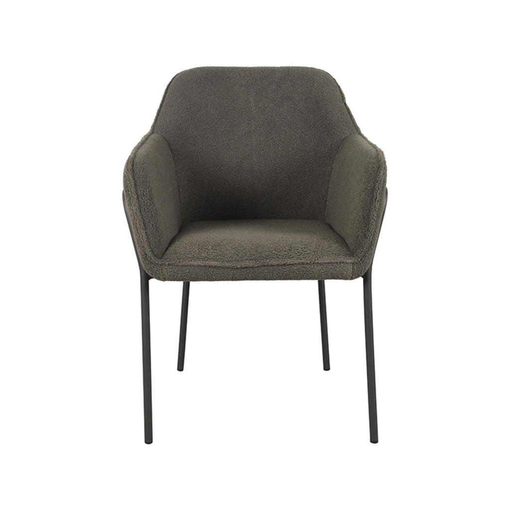 LABEL51 Eetkamerstoel Dexter - Zwart - Teddy