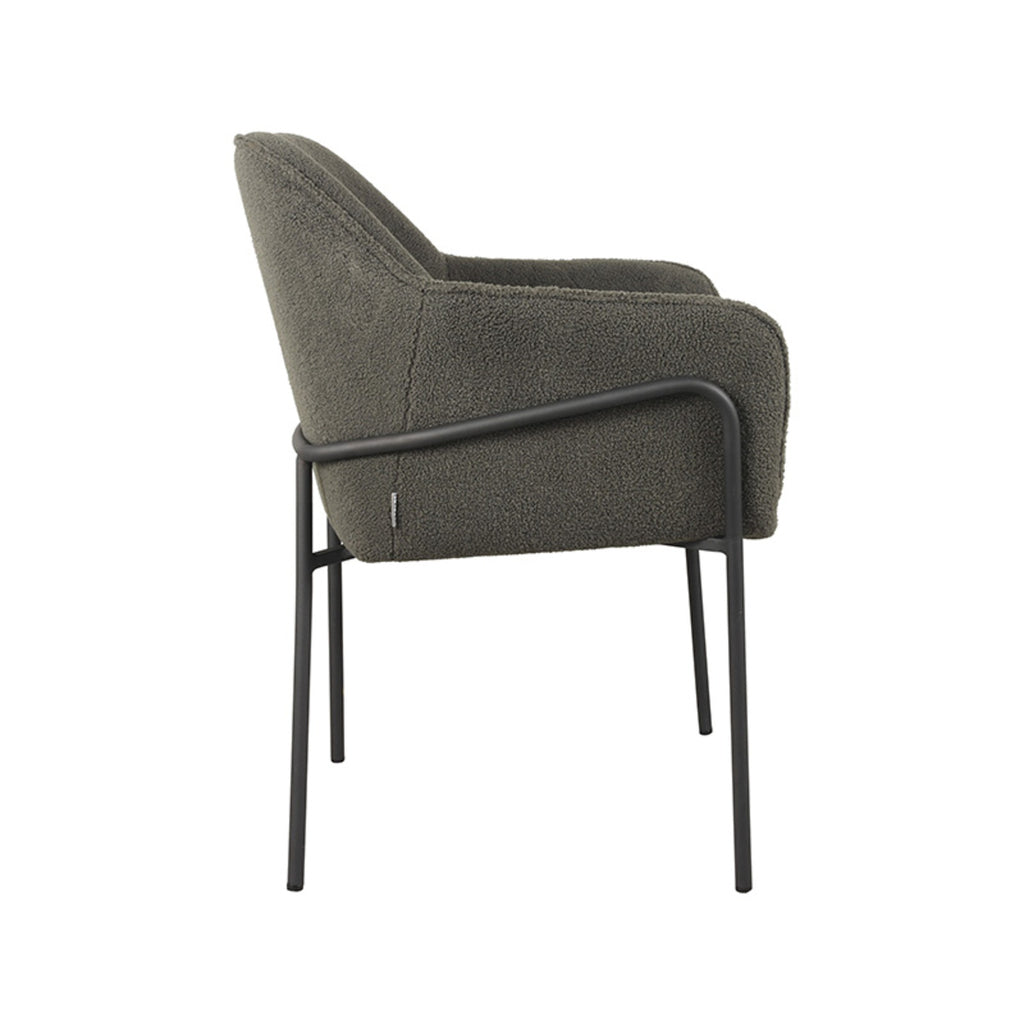 LABEL51 Eetkamerstoel Dexter - Zwart - Teddy