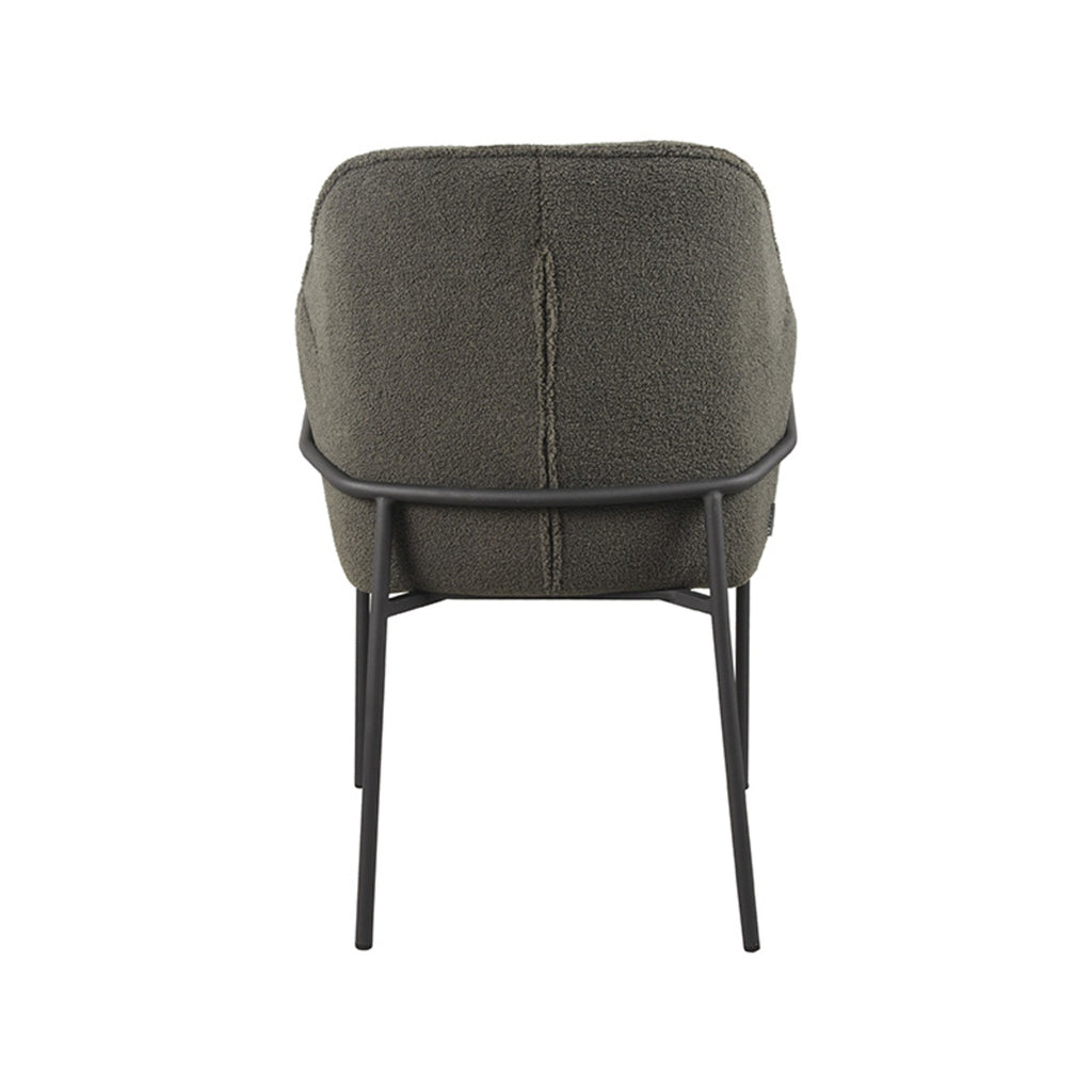 LABEL51 Eetkamerstoel Dexter - Zwart - Teddy