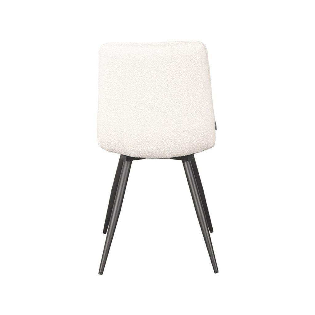 LABEL51 Eetkamerstoel Jelt - Ivory - Boucle