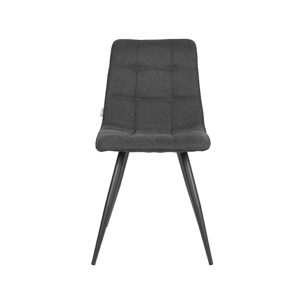 LABEL51 Eetkamerstoel Jelt - Antraciet - Synthetisch