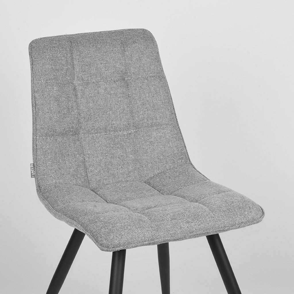 LABEL51 Eetkamerstoel Jelt - Zinc - Synthetisch