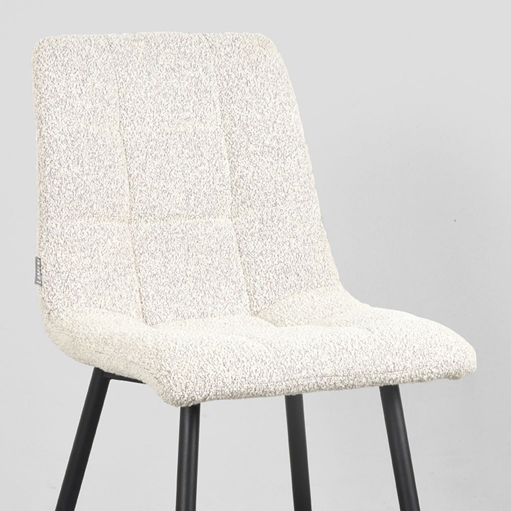 LABEL51 Eetkamerstoel Juul - Naturel - Boucle