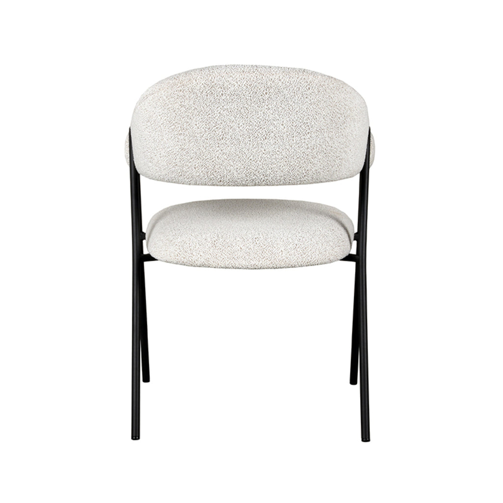 LABEL51 Eetkamerstoel Lowen - Ivory - Boucle