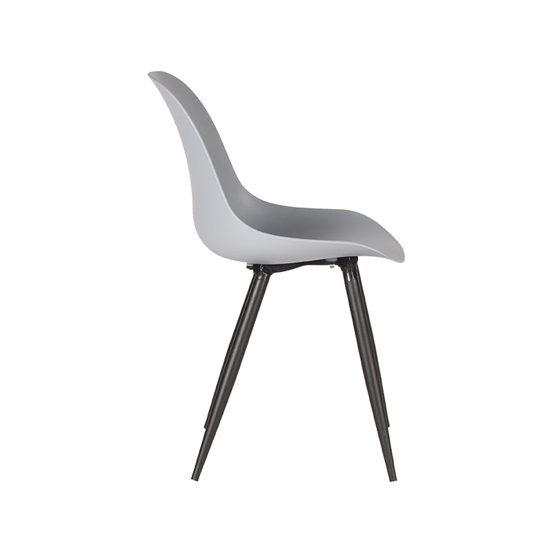 LABEL51 Eetkamerstoel Monza - Grijs - Kunststof