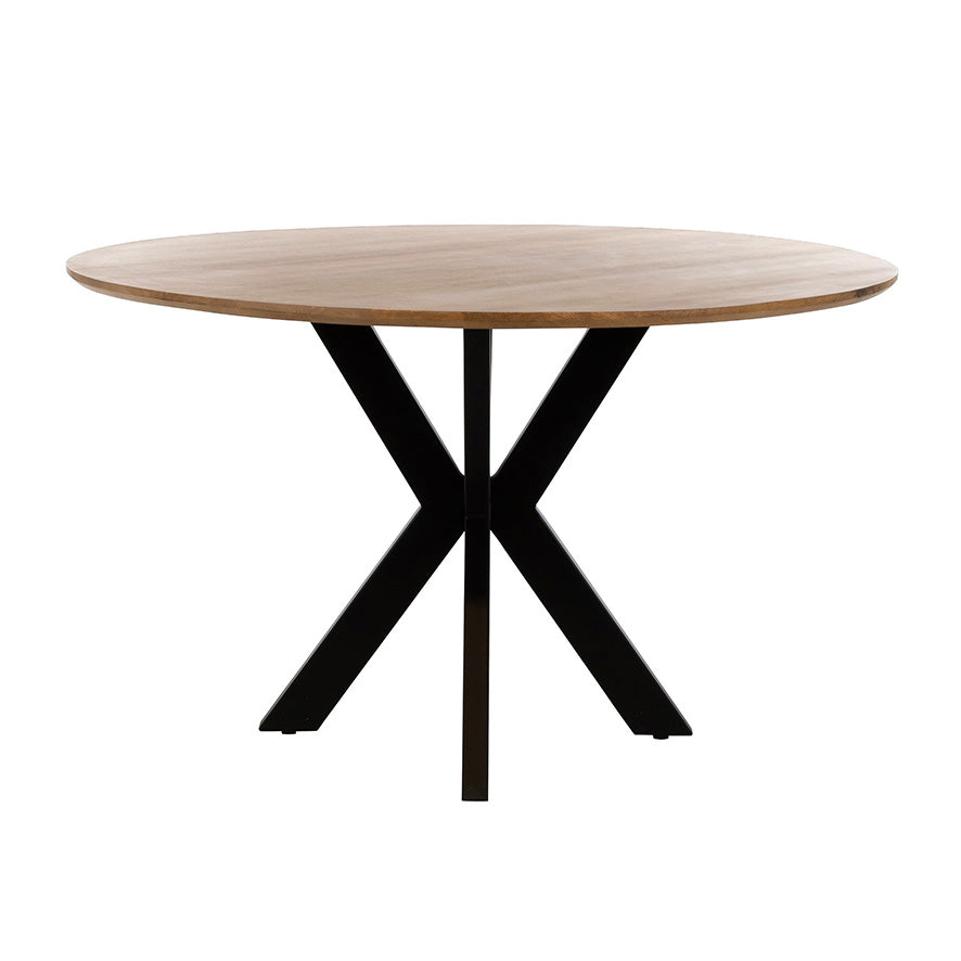 Eetkamertafel Ø130, Mango Smooth Natural