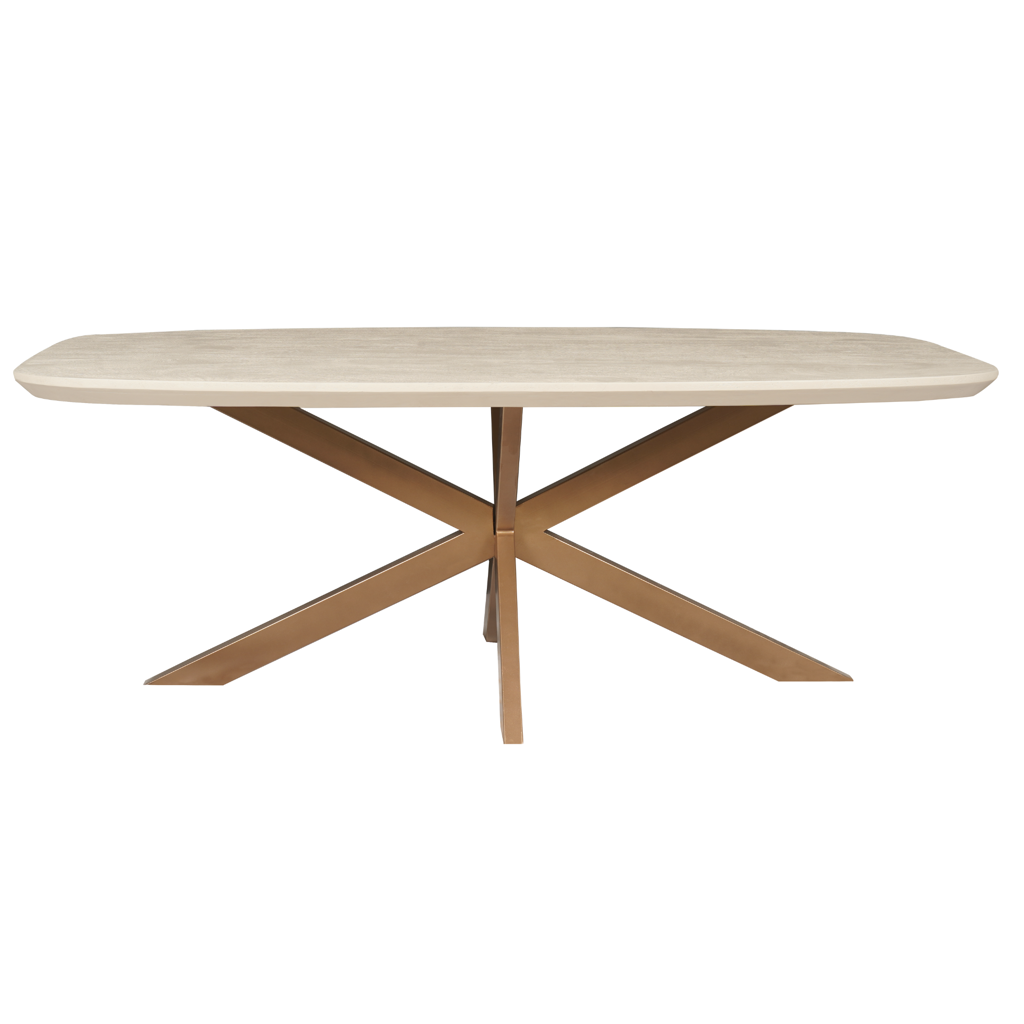 Eettafel Madison Sand | 160 cm | Deens Ovaal