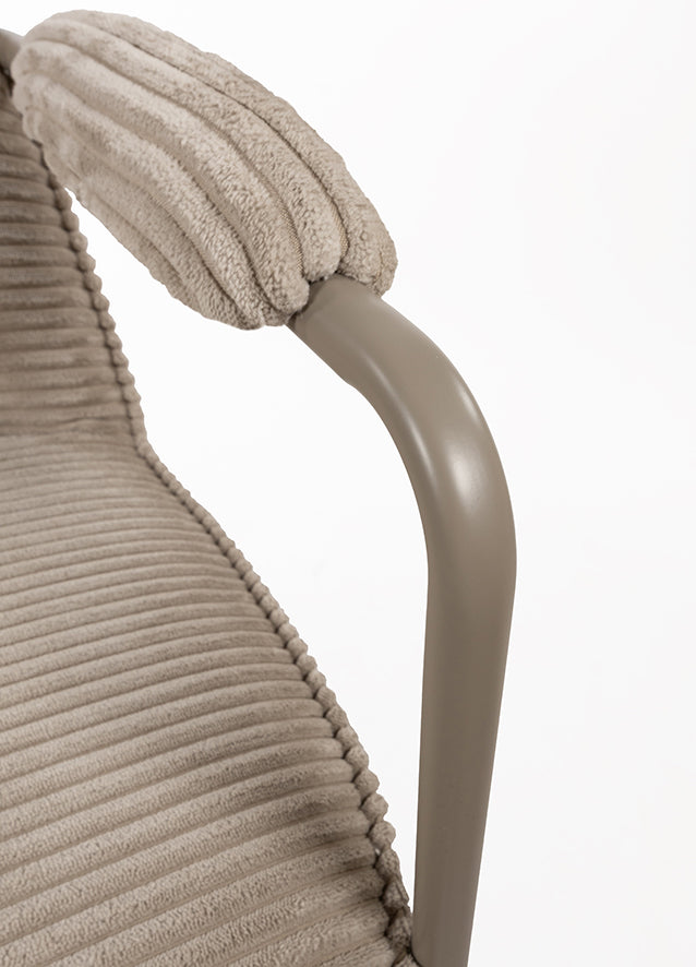 Elton fauteuil - Sand Frame - Rib - Sand