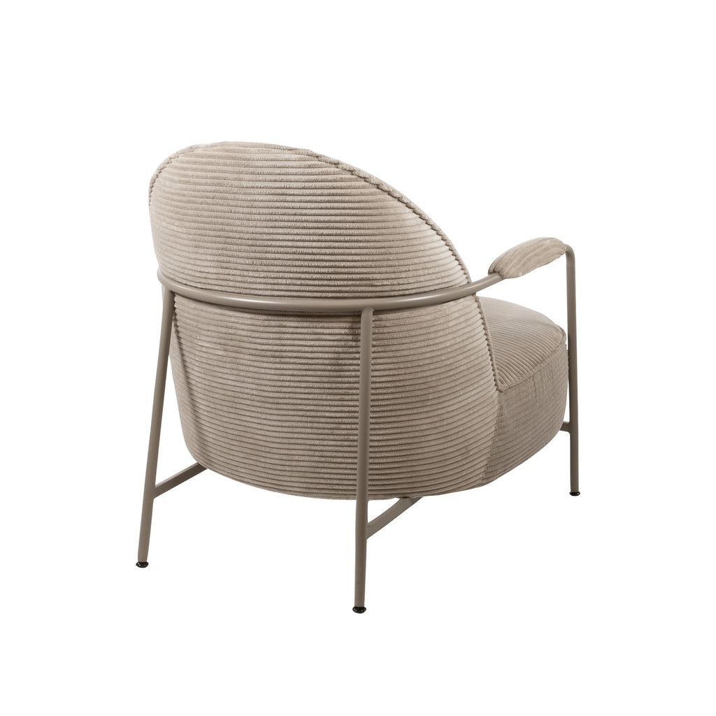 Elton fauteuil - Sand Frame - Rib - Sand