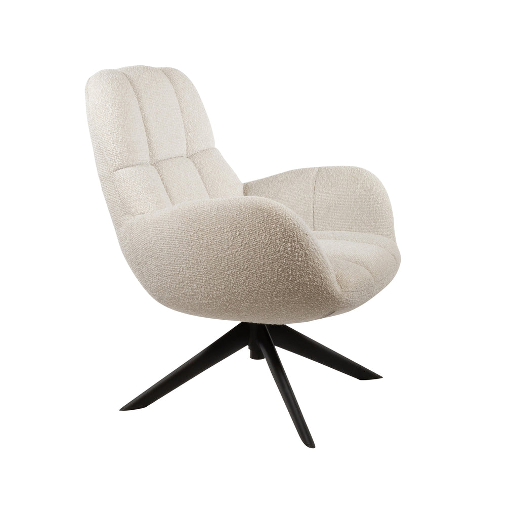 Elvis draaifauteuil 360 - Monet - Pearl 0855