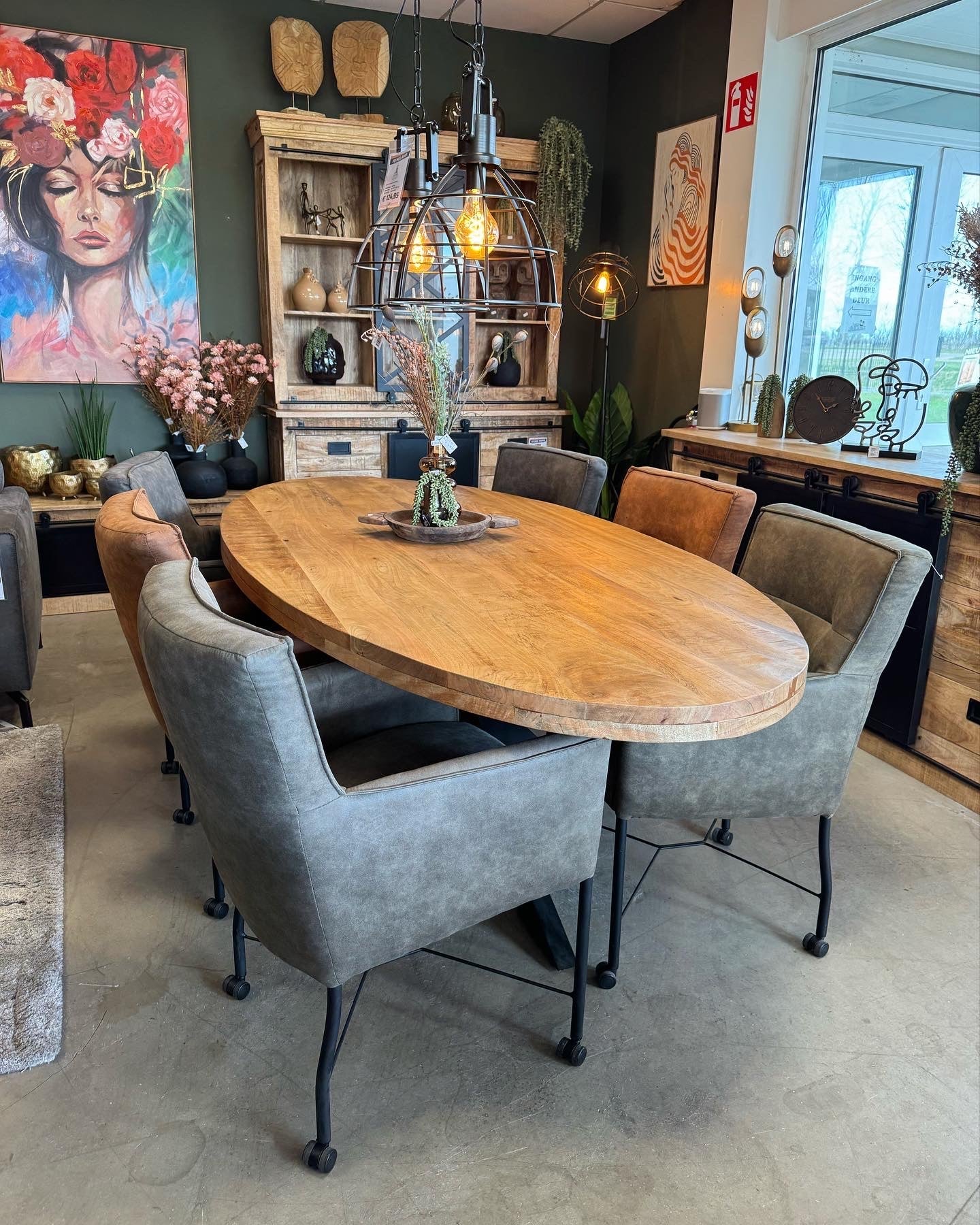 Eetkamerstoel London - Antraciet