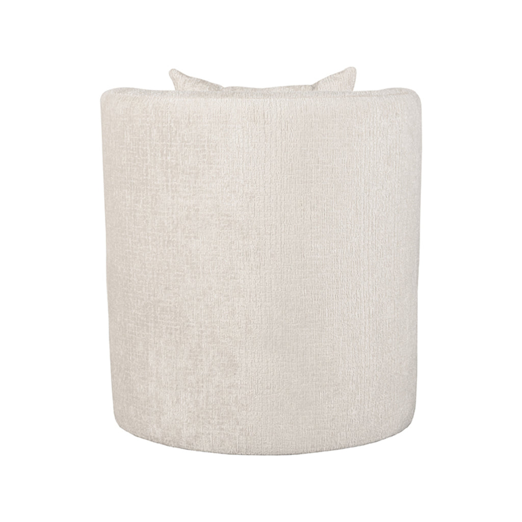 LABEL51 Fauteuil Evy - Naturel - Fluweel