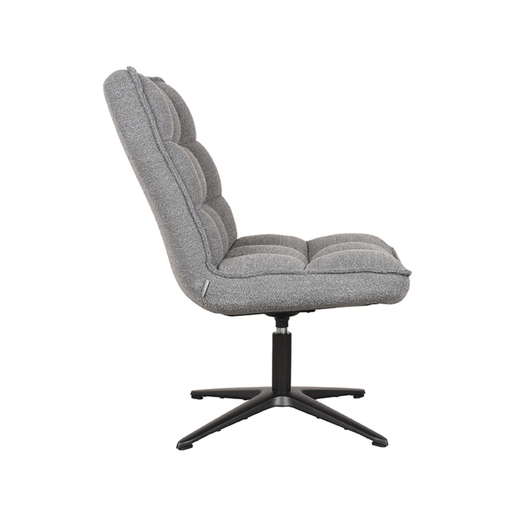 LABEL51 Fauteuil Vince - Grijs - Boucle