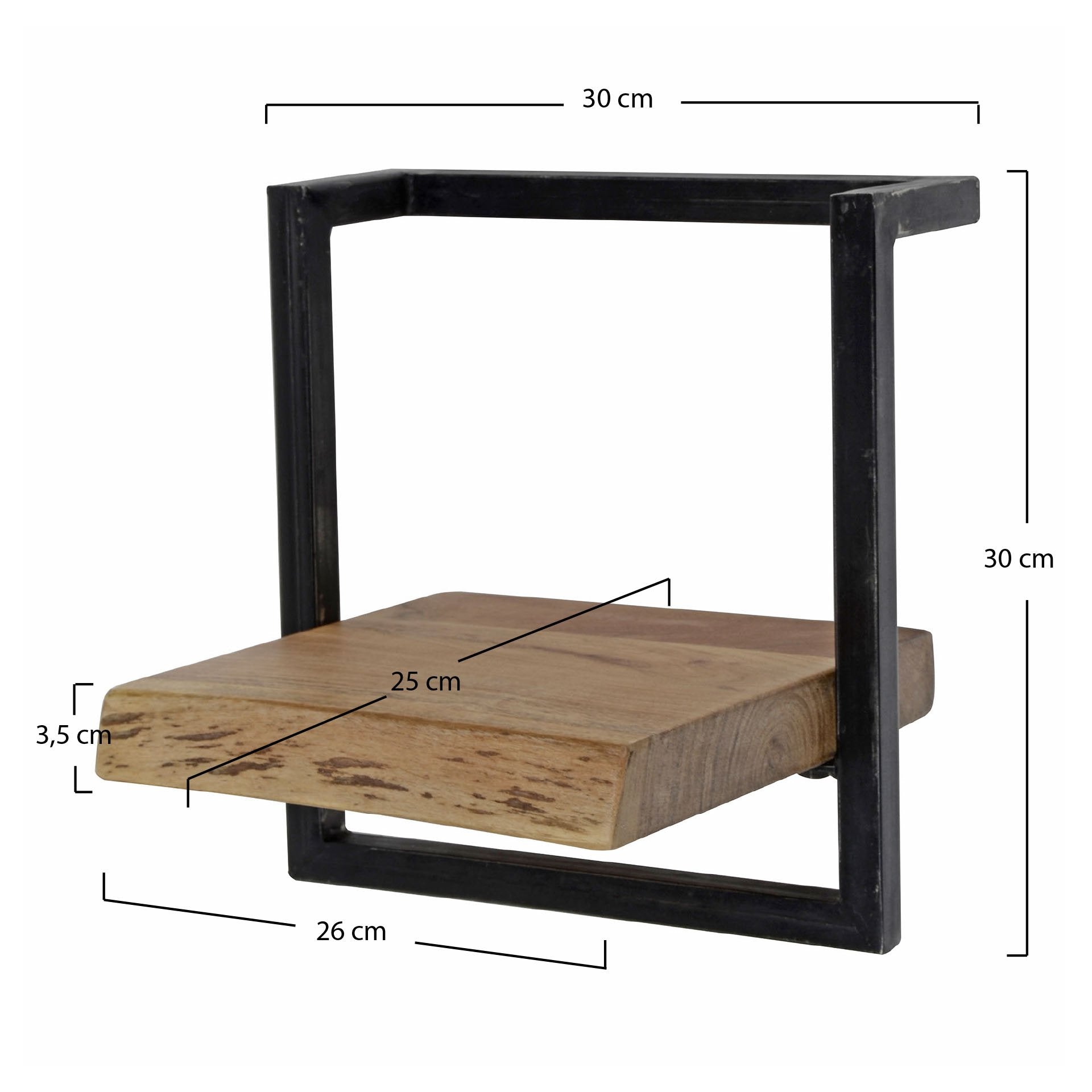 Wandplank Edge I 65 cm
