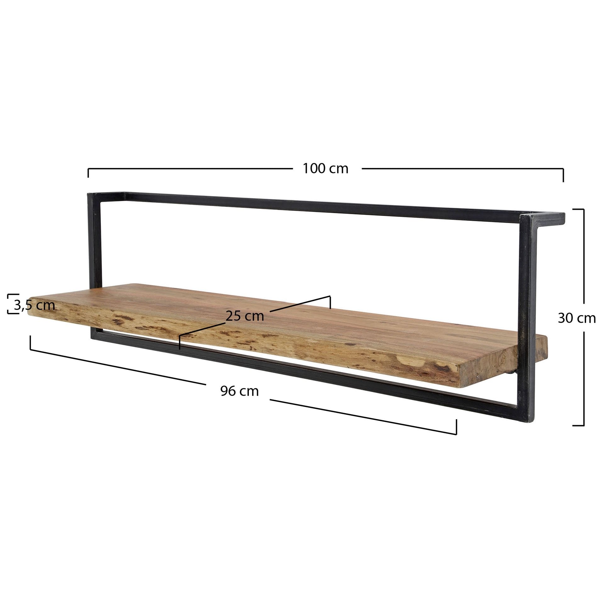 Wandplank Edge I 100 cm