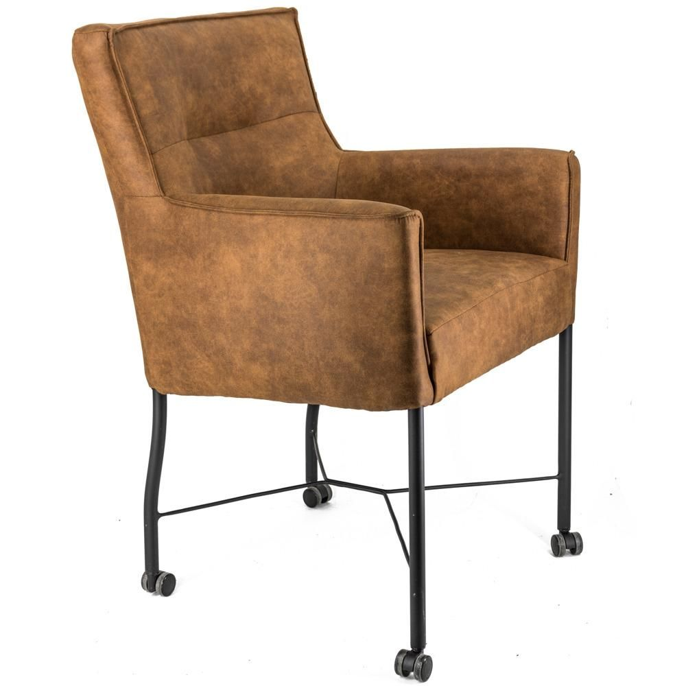 Eetkamerstoel London - Cognac