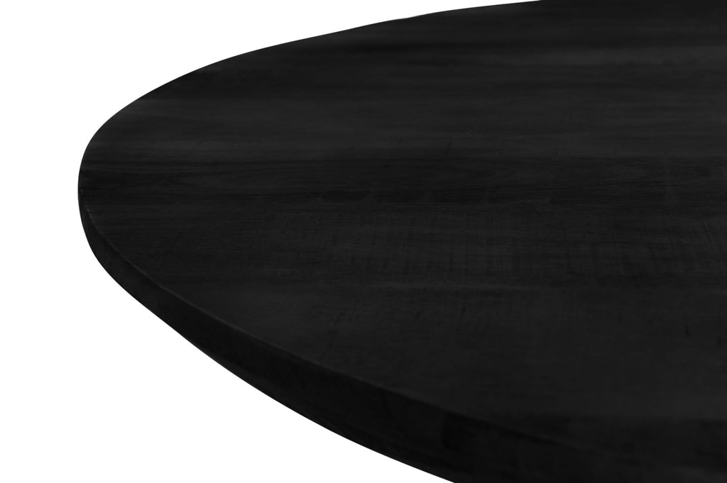 Jesper Oval Black 240 cm