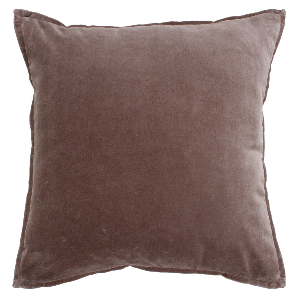 Kussen Fluweel Lichtbruin 50x50 cm