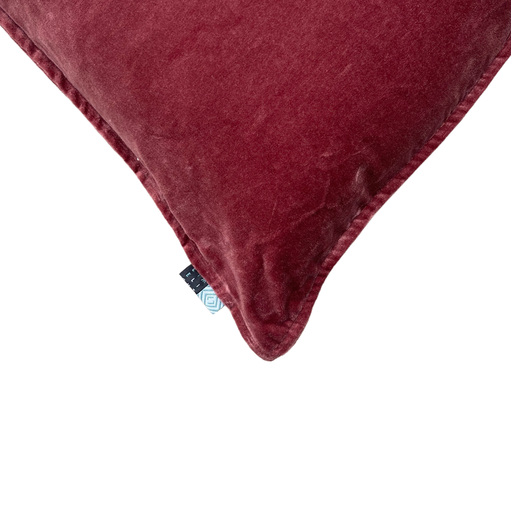 Kussen Velvet | 50x50 cm | oud roze