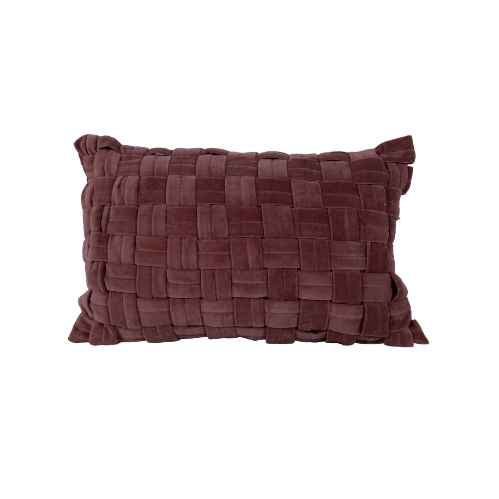 Kussen Velvet square Roze 40x60 cm