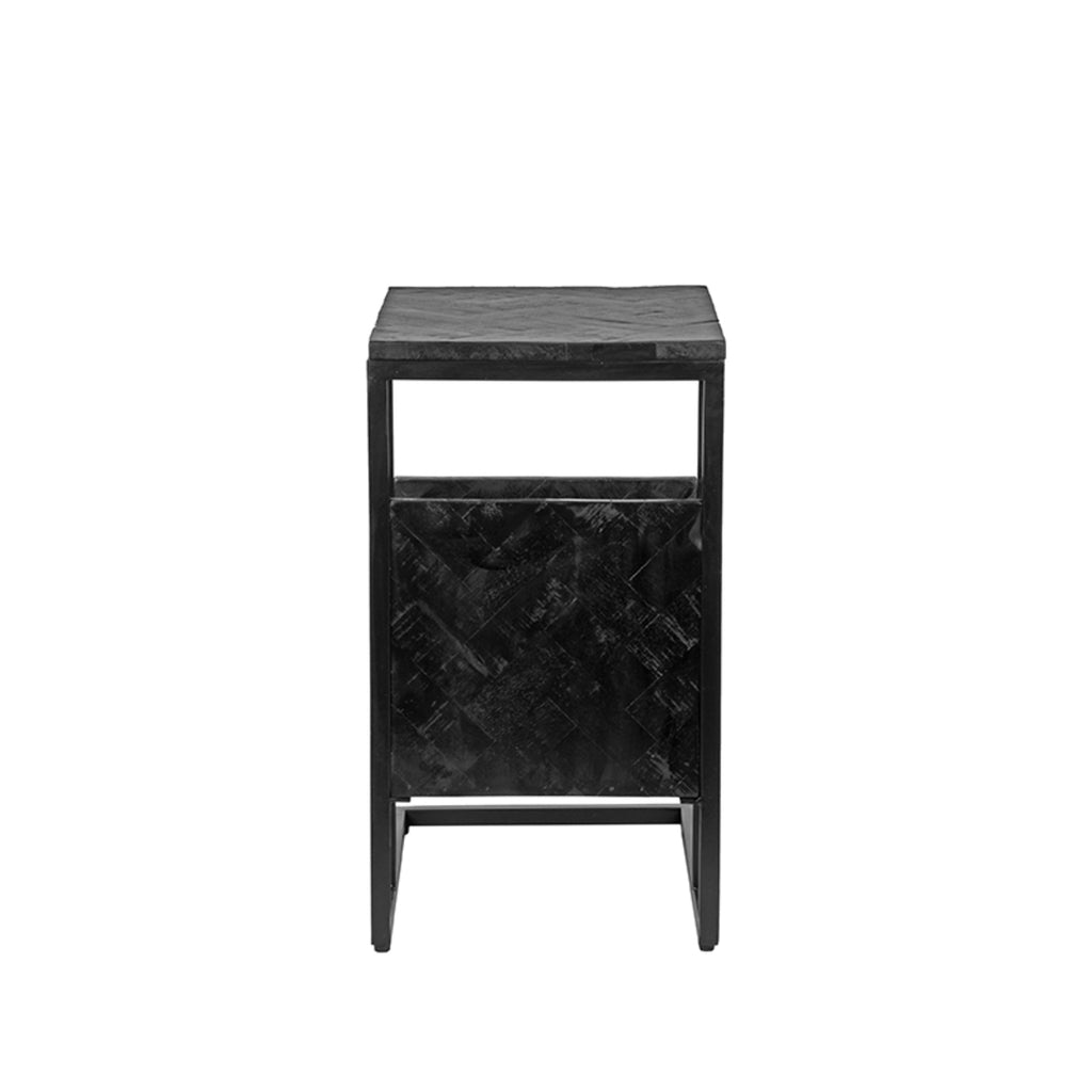 LABEL51 Bijzettafel Shift - Zwart - Mangohout