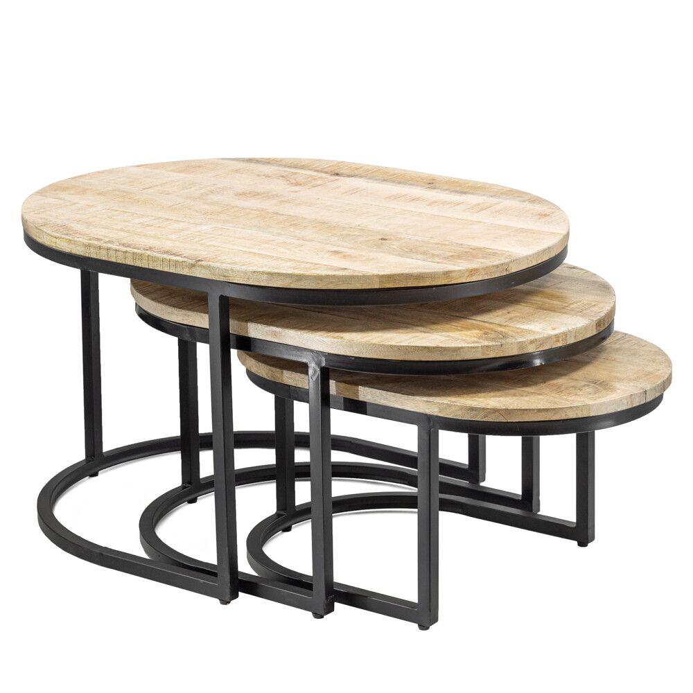 Salontafel Set I Lucca I 3-delig