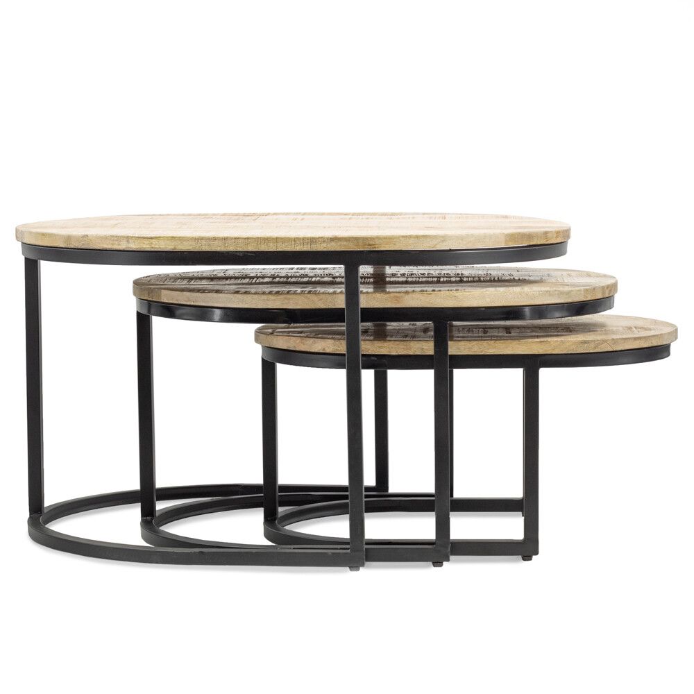 Salontafel Set I Lucca I 3-delig