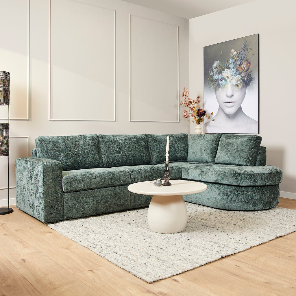 MySofa Alma | Green | 2,5 zits + Divan Rechts