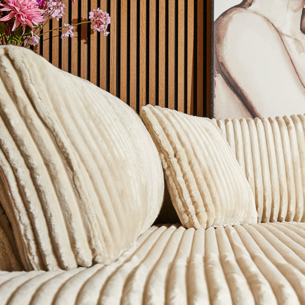 MySofa Teddy | Beige | Divan Rechts + 2,5 zits