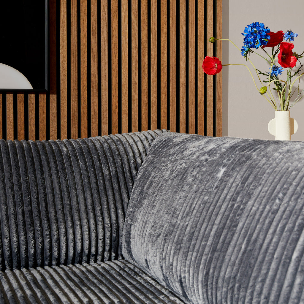 MySofa Teddy | Grijs | Divan Rechts + 2,5 zits