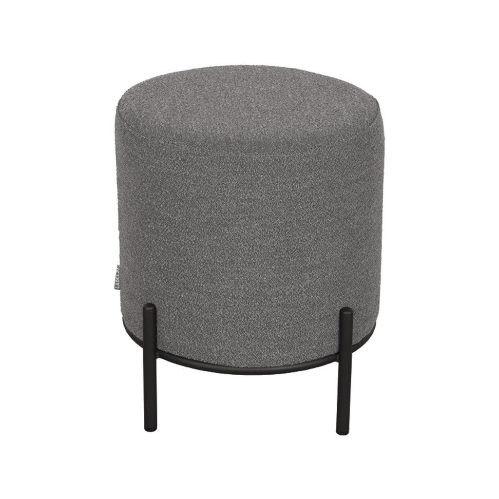 LABEL51 Poef Troy - Grijs - Boucle - M