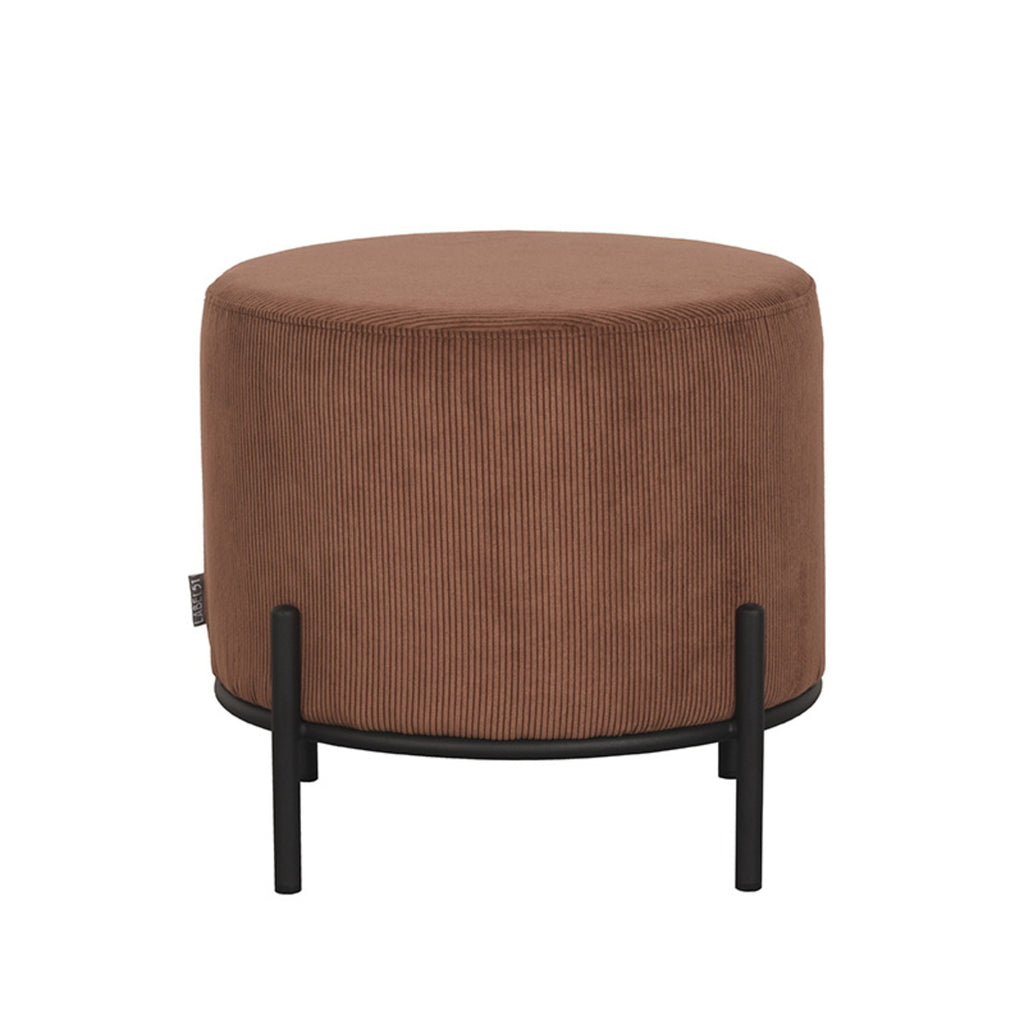 LABEL51 Poef Troy - Rust - Velours - L
