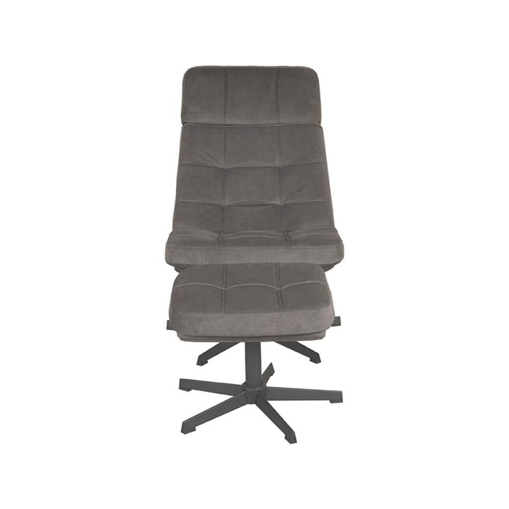 Relaxfauteuil Alvar + Ottomane 53x57x83 cm