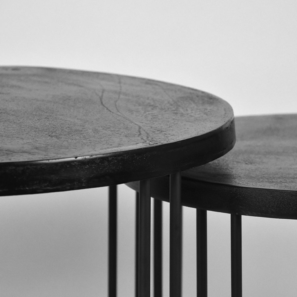 LABEL51 Salontafel Set Brute - Zwart - Metaal