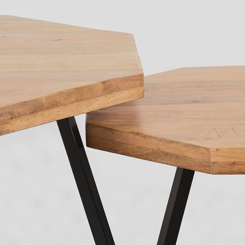 LABEL51 Salontafel Figure - Rough - Mangohout