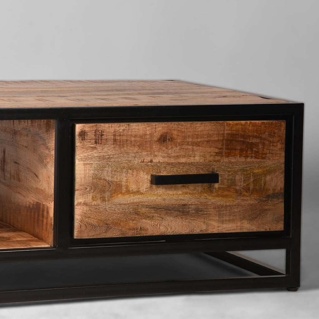 LABEL51 Salontafel Tampa - Rough - Mangohout