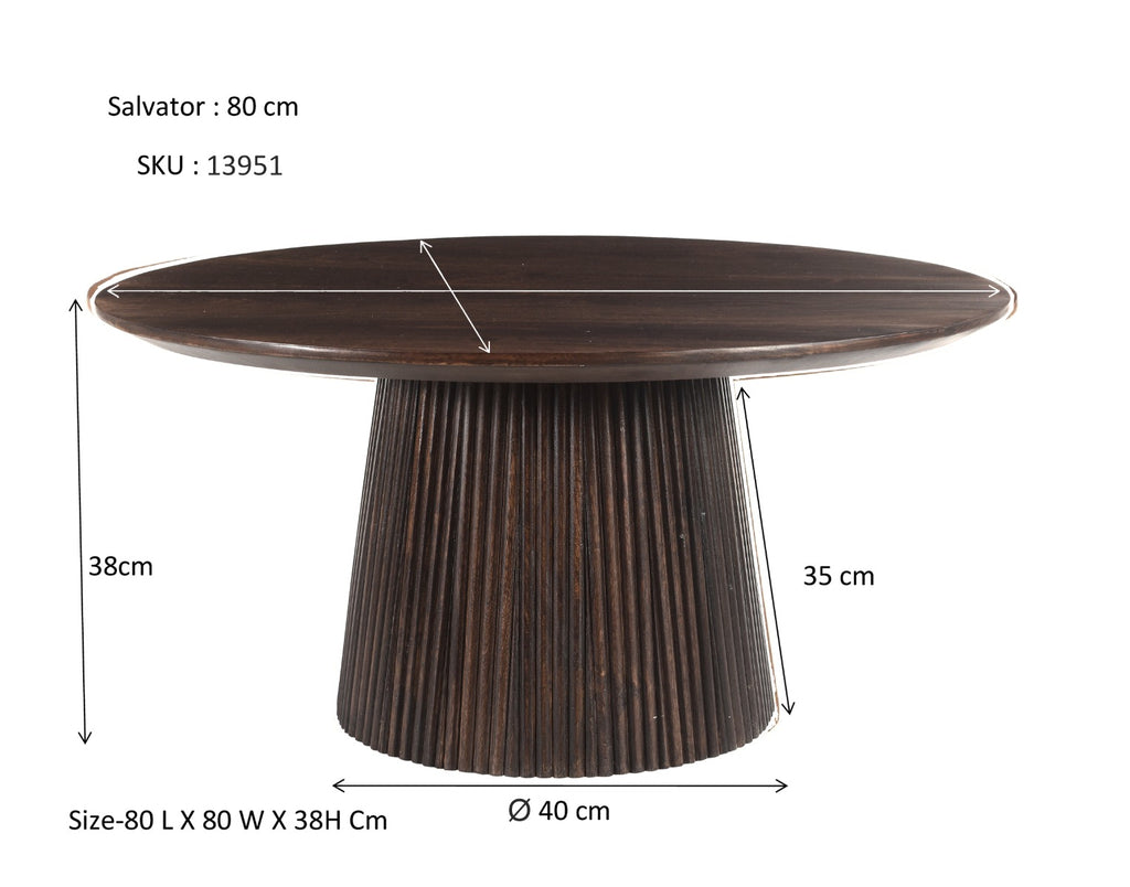 Salvator Walnut 80cm