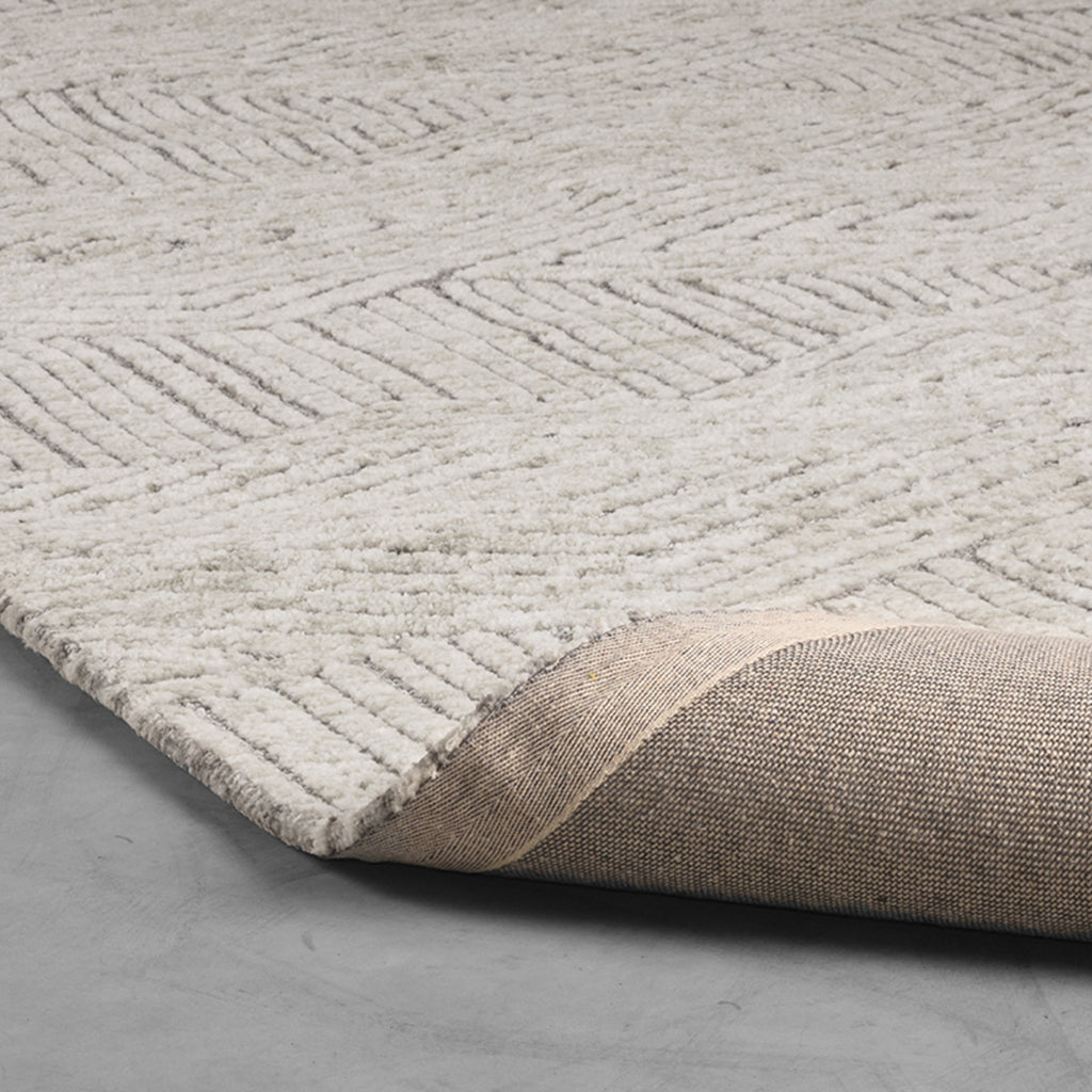 LABEL51 Vloerkleden Cosy - Grijs - Synthetisch