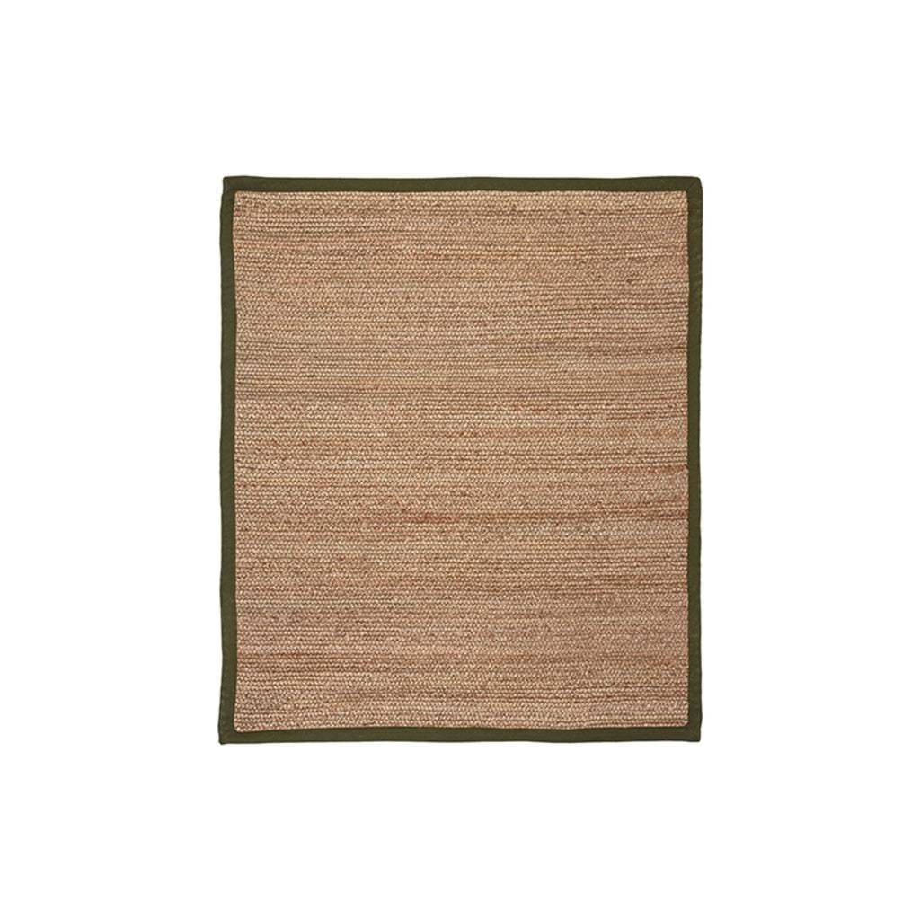 LABEL51 Vloerkleden Jute - Army green - Jute - 140x160 Cm
