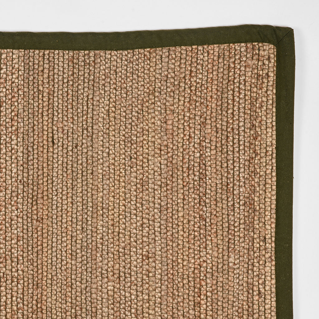 LABEL51 Vloerkleden Jute - Army green - Jute - 140x160 Cm