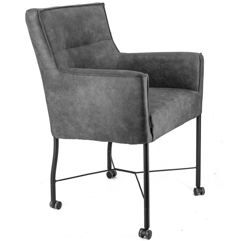 Eetkamerstoel London - Antraciet