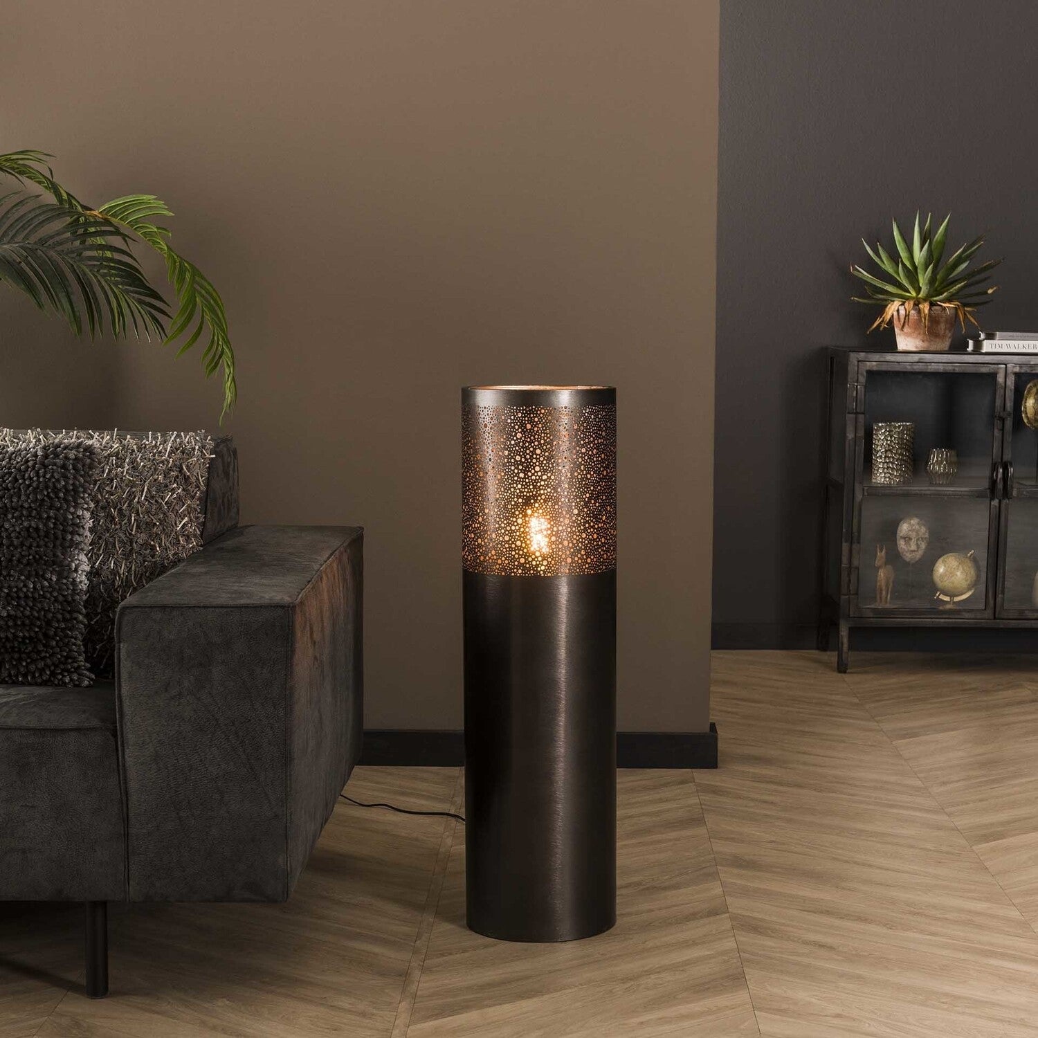 Vloerlamp I Ø25 cilinder I 90cm I Zwart