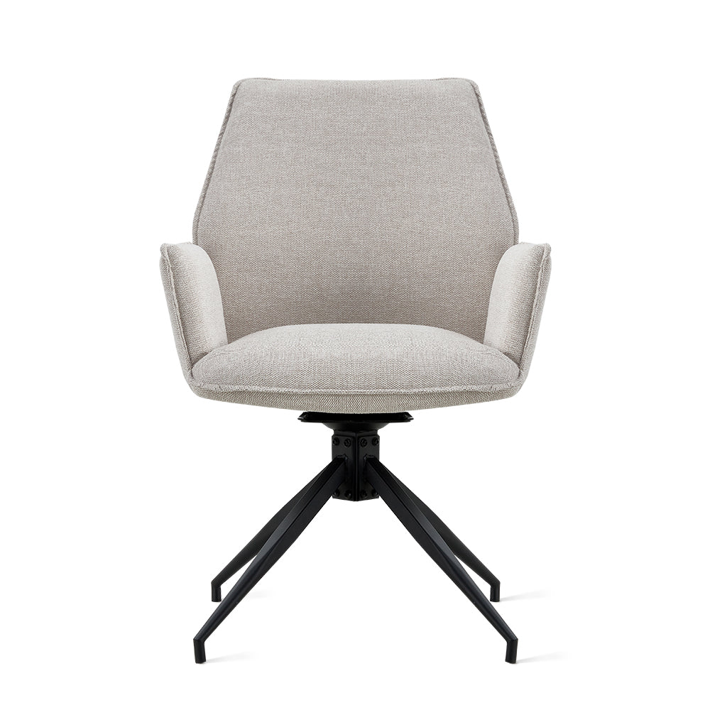 Eetkamerstoel Jill - Linnen Beige – foto 3