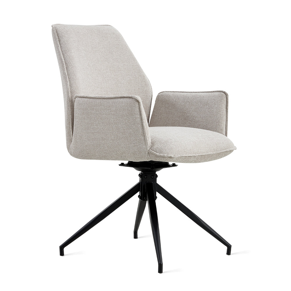 Eetkamerstoel Jill - Linnen Beige – foto 5