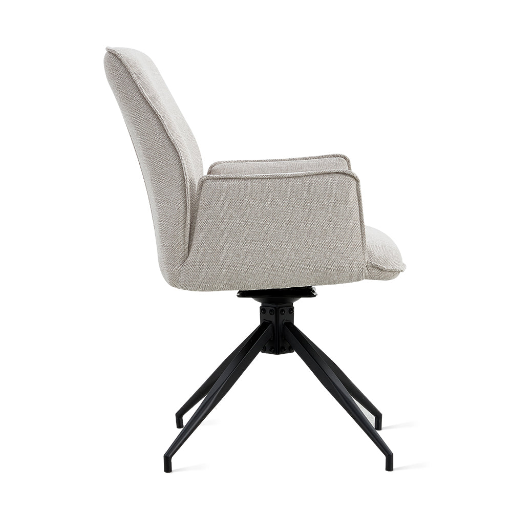 Eetkamerstoel Jill - Linnen Beige – foto 6