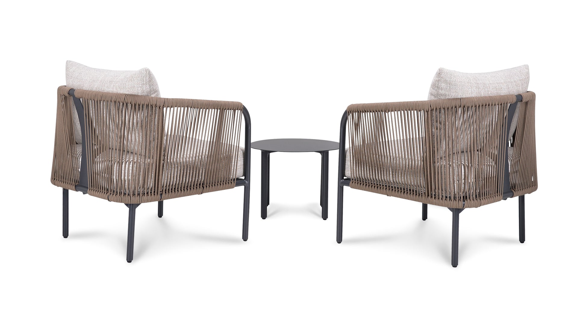 Loungeset Palermo Color Antraciet Aluminum Frame Powder Coated
