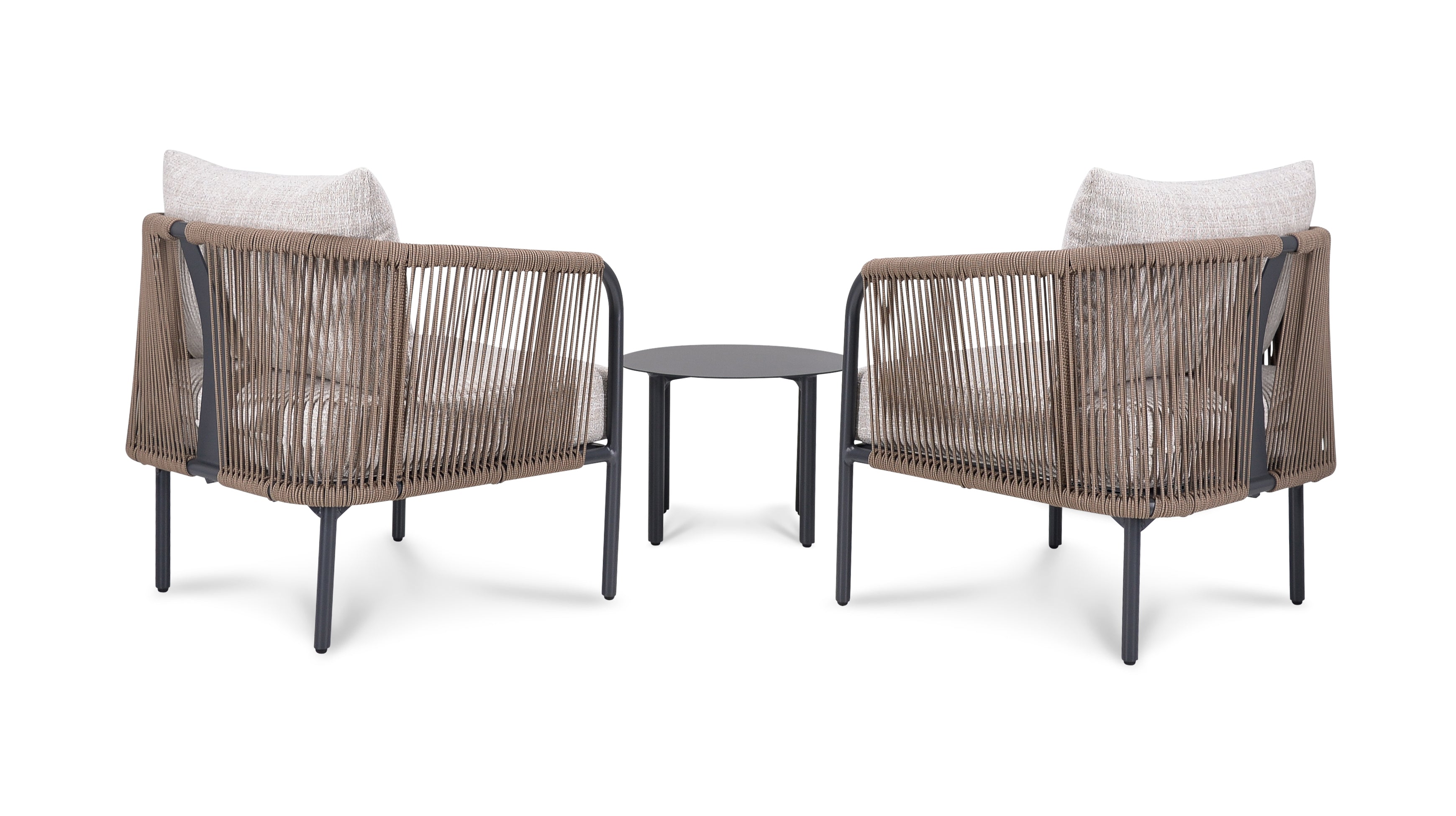 Loungeset Palermo Color Antraciet Aluminum Frame Powder Coated