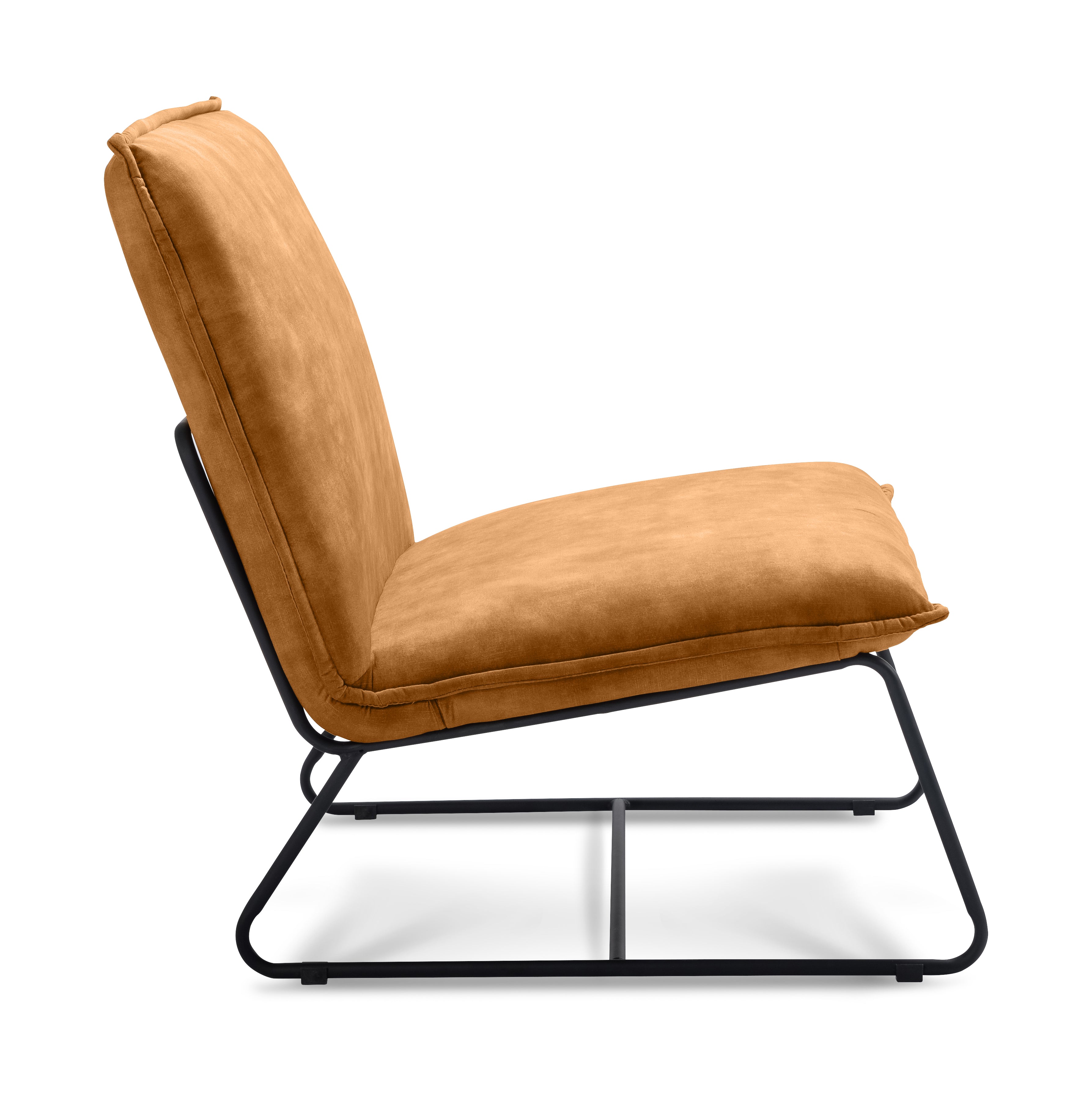 Fauteuil Chapman 1.5 seater Stof Adore Cognac Gun color frame